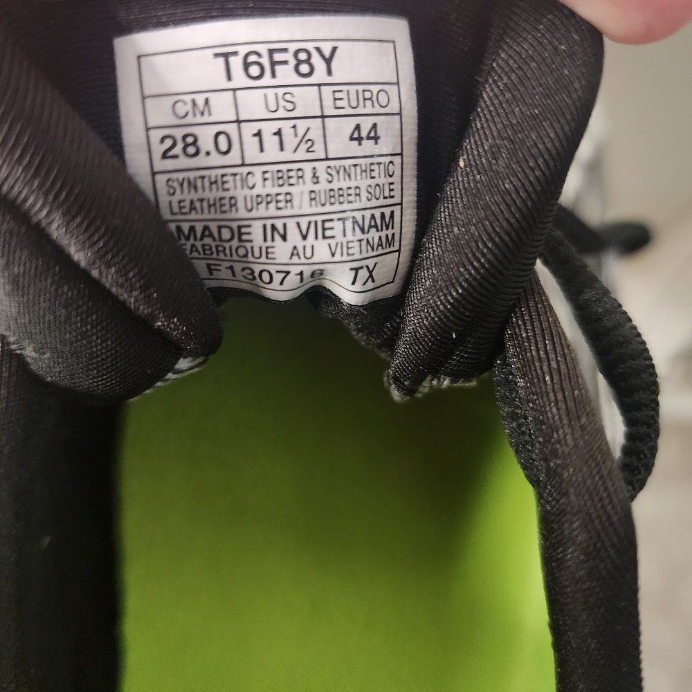 Asics Mid Grey, Flash Coral, Safety Yellow Gel Preleus Women's 11.5 - Picture 6 of 6